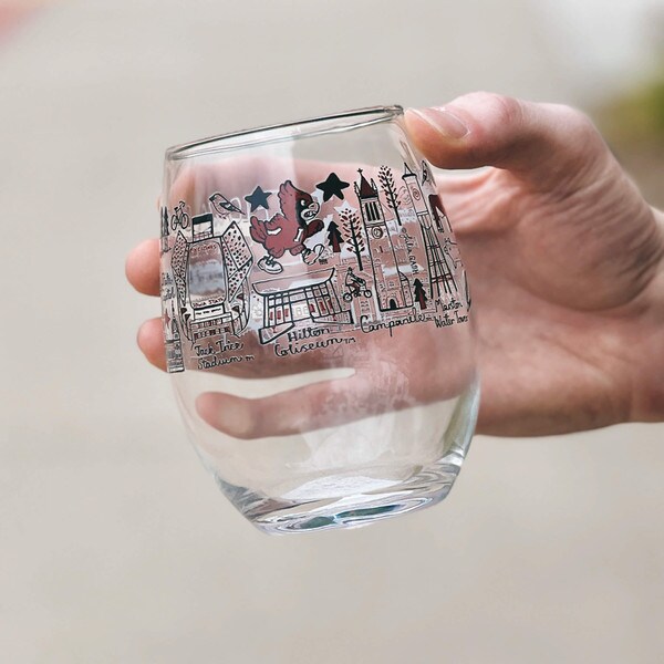 Julia Gash Clear Stemless Wine Glass (21 oz.)